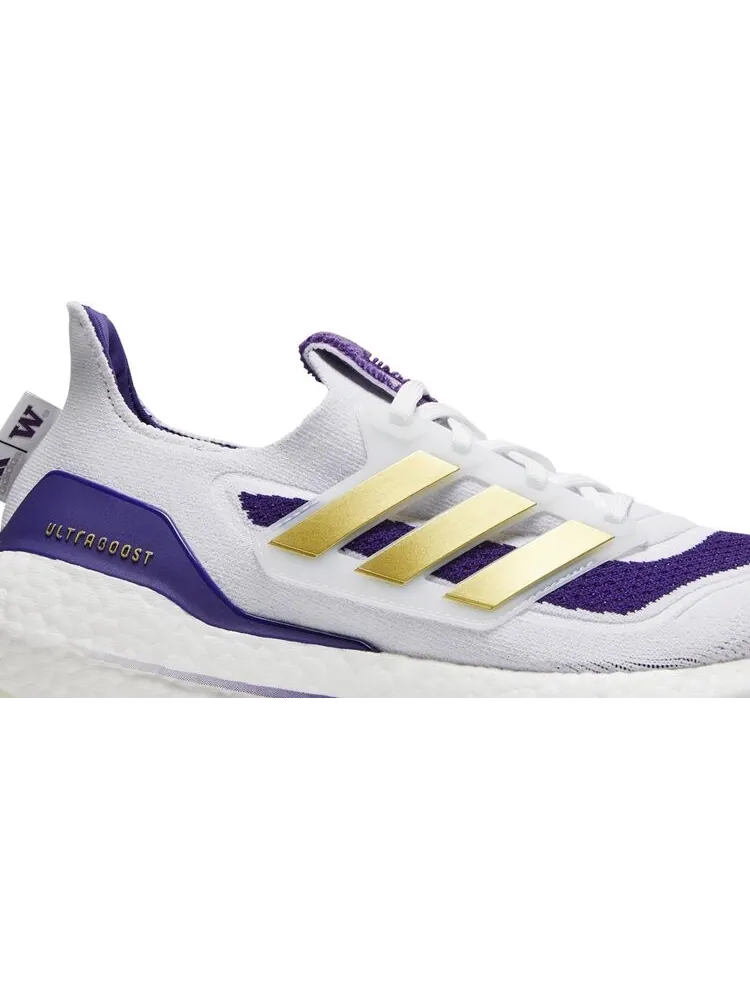 Кроссовки Adidas UltraBoost 21 'NCAA Pack - Washington' — изображение 2 из 8, фиолетовый