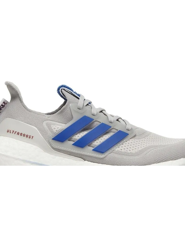 Кроссовки Adidas UltraBoost 21 'NCAA Pack - Kansas' — изображение 2 из 8, серый