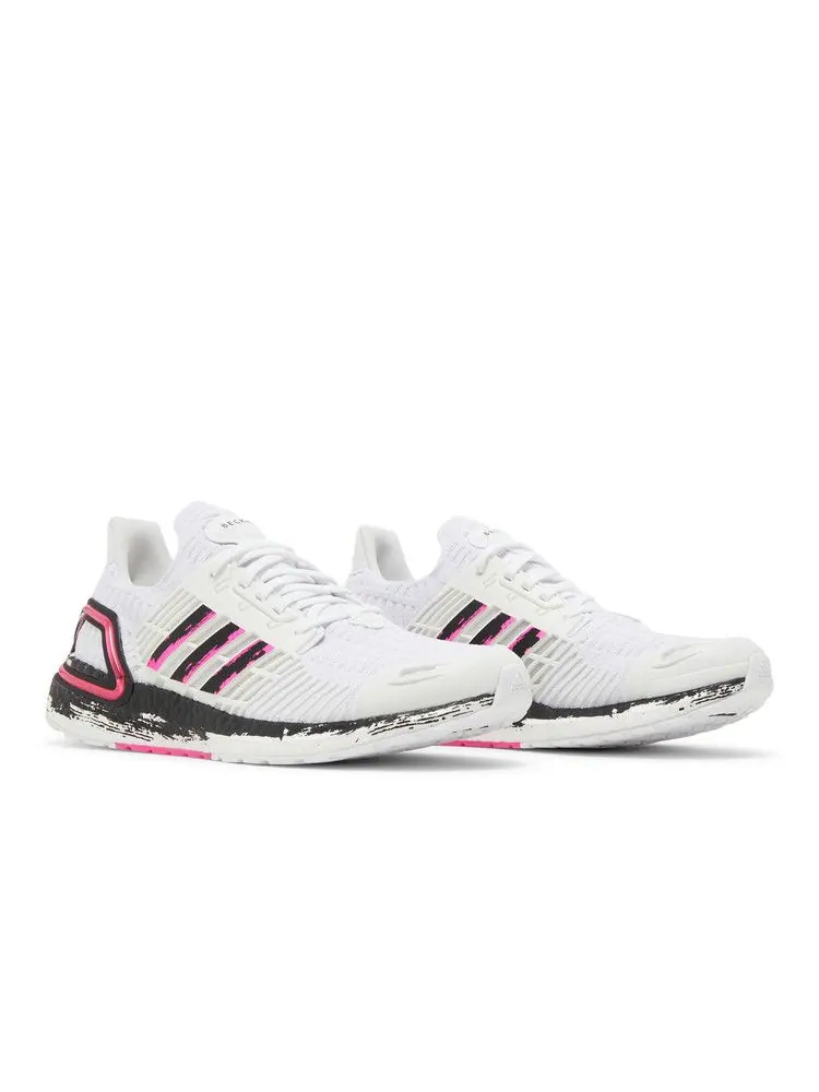 Кроссовки adidas David Beckham x UltraBoost CC_1 DNA 'White Shock Pink' — изображение 9 из 9, белый/белый/розовый
