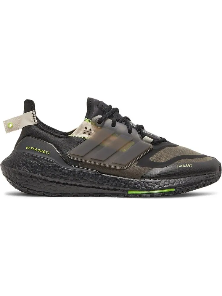 Кроссовки Adidas UltraBoost 22 Cold.RDY 'Black Solar Yellow' — изображение 1 из 8, черный