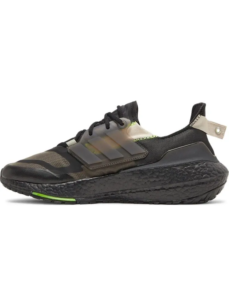 Кроссовки Adidas UltraBoost 22 Cold.RDY 'Black Solar Yellow' — изображение 3 из 8, черный