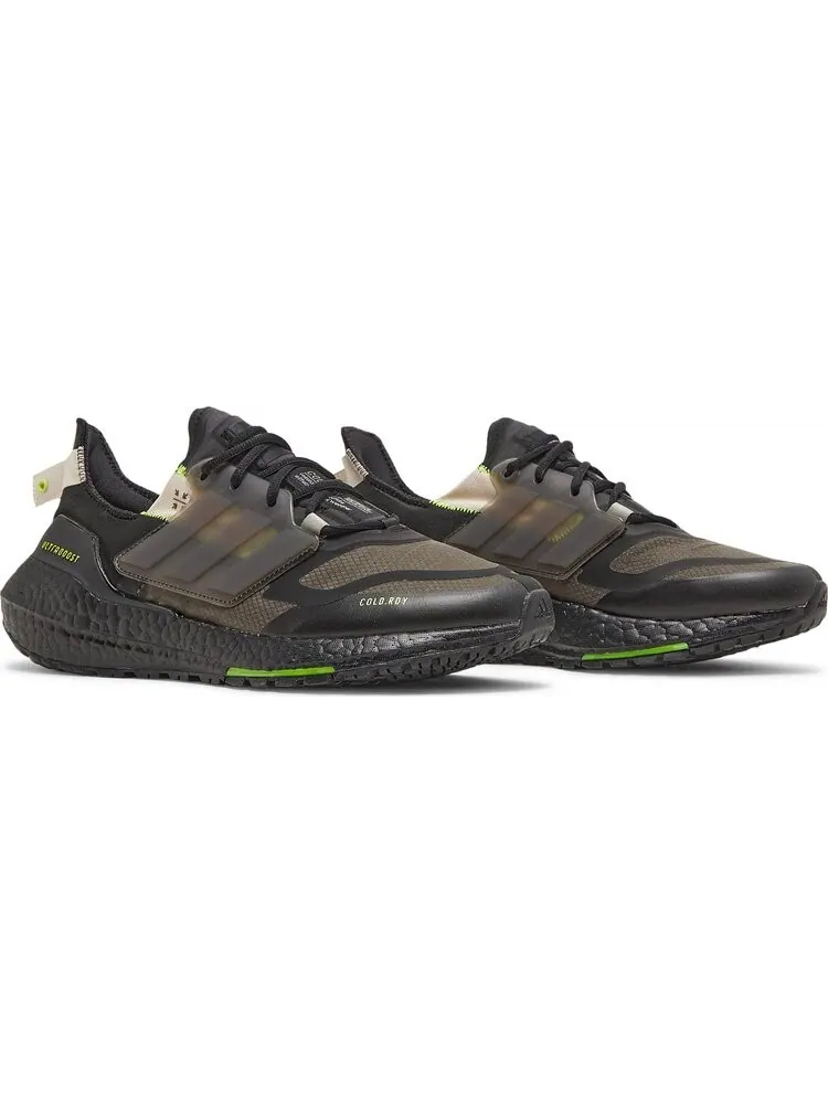 Кроссовки Adidas UltraBoost 22 Cold.RDY 'Black Solar Yellow' — изображение 8 из 8, черный