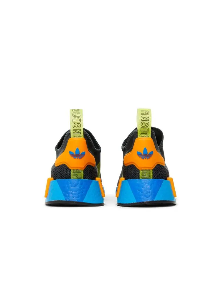 Кроссовки adidas NMD_R1 Spectoo 'Black Multi' — изображение 7 из 9, черный/оранжевый/синий