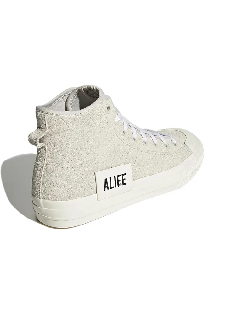 Кроссовки Adidas Originals Nizza Hi Alife Unisex — изображение 2 из 4, кремовый/белый