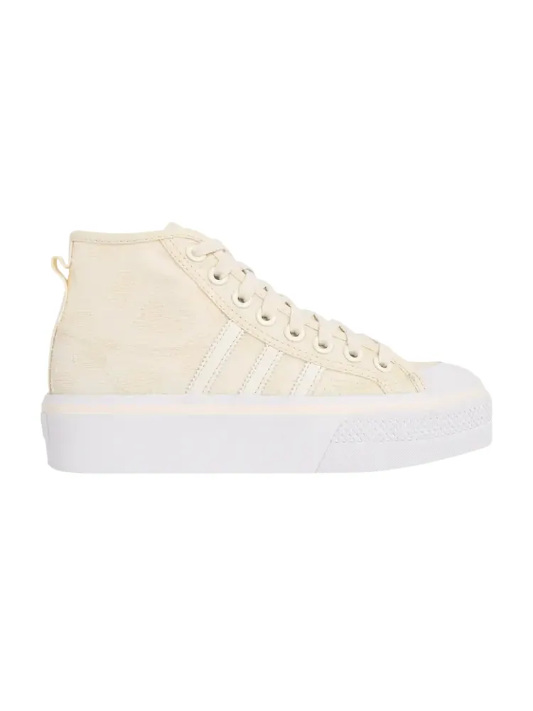 Кроссовки Adidas Wmns Nizza Platform Mid — изображение 1 из 1, бежевый