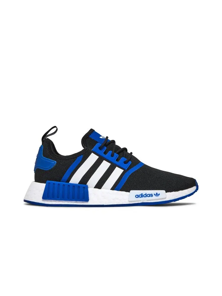 Кроссовки adidas NMD_R1 Primeblue 'Black Royal Blue' — изображение 2 из 9, черный/белый/синий