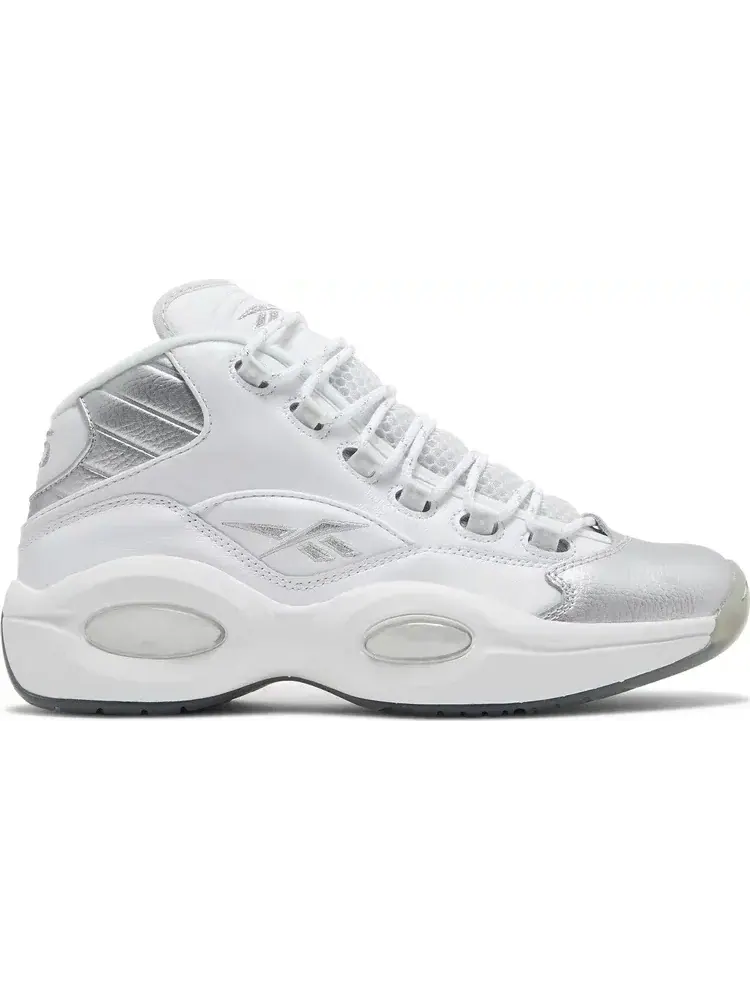 Кроссовки question mid '25th anniversary' Reebok — изображение 1 из 8, белый