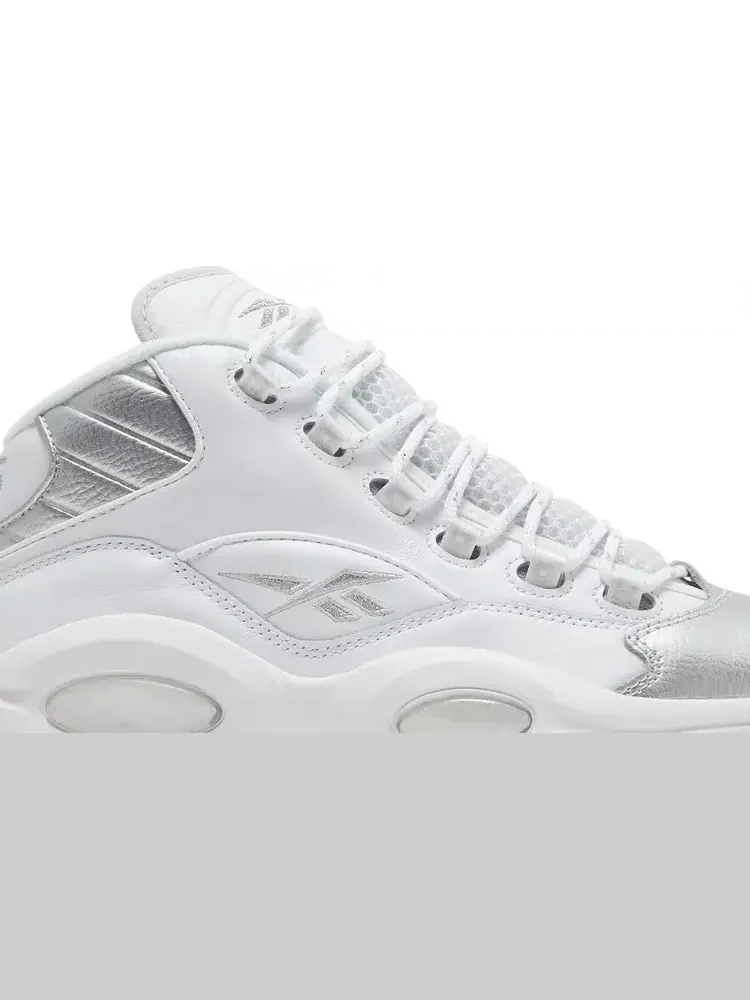 Кроссовки question mid '25th anniversary' Reebok — изображение 2 из 8, белый