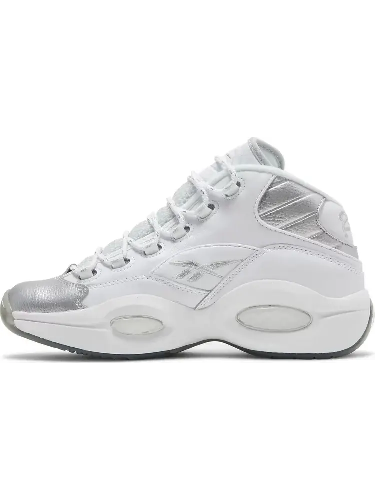 Кроссовки question mid '25th anniversary' Reebok — изображение 3 из 8, белый