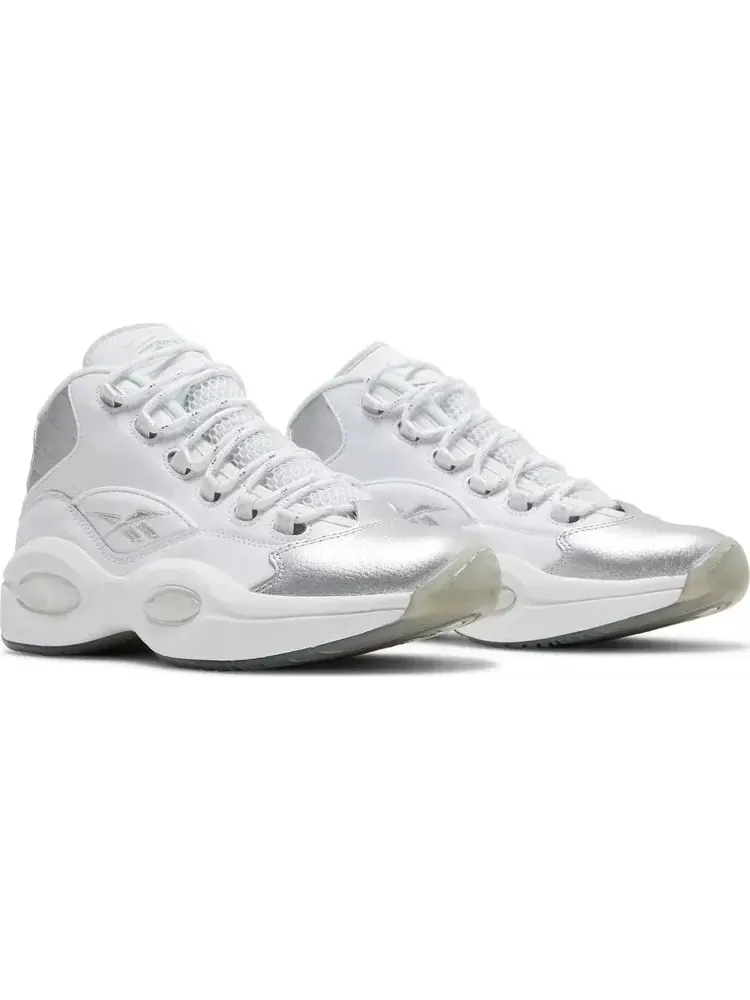 Кроссовки question mid '25th anniversary' Reebok — изображение 8 из 8, белый