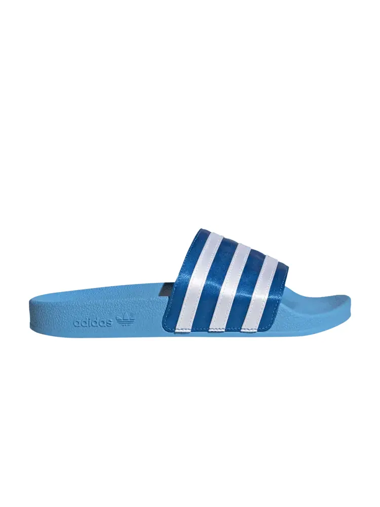 Сандалии adidas Adilette Slide 'Sky Rush' — изображение 1 из 1, белый/синий