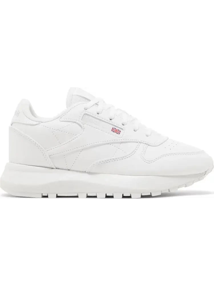 Кроссовки wmns classic leather sp 'white grey' Reebok — изображение 1 из 8, белый