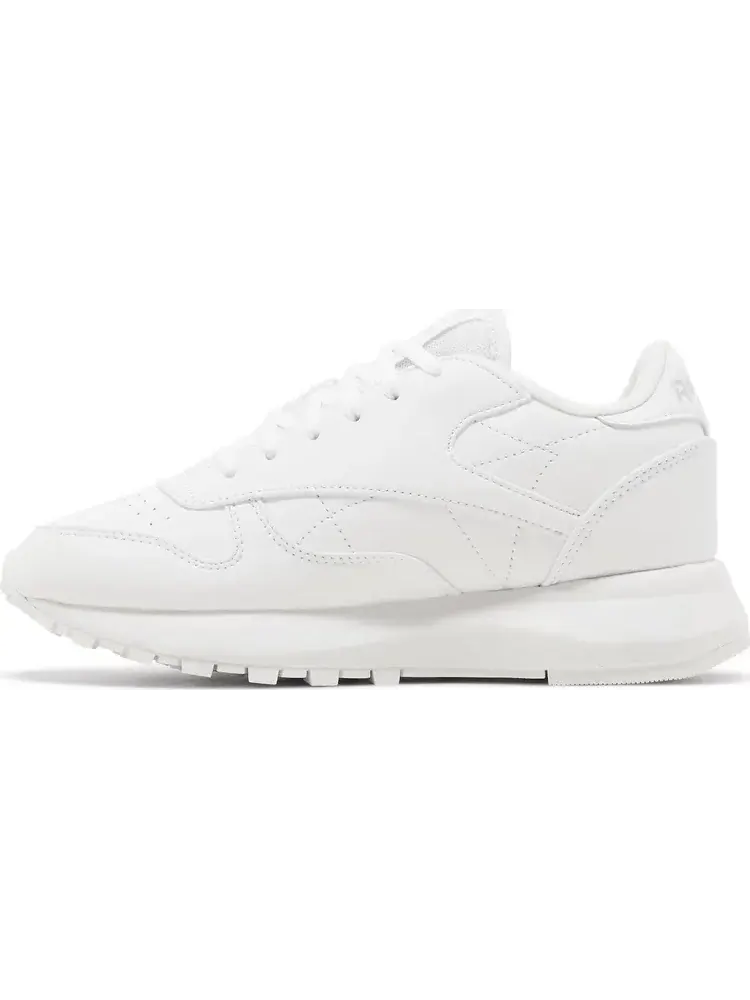 Кроссовки wmns classic leather sp 'white grey' Reebok — изображение 3 из 8, белый