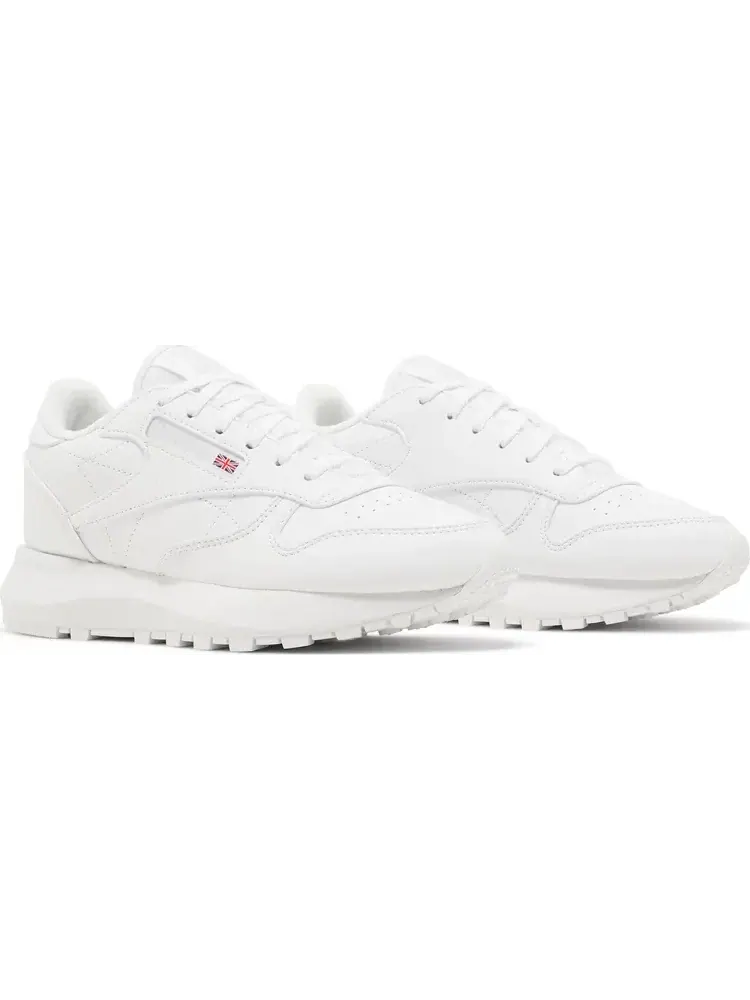 Кроссовки wmns classic leather sp 'white grey' Reebok — изображение 8 из 8, белый