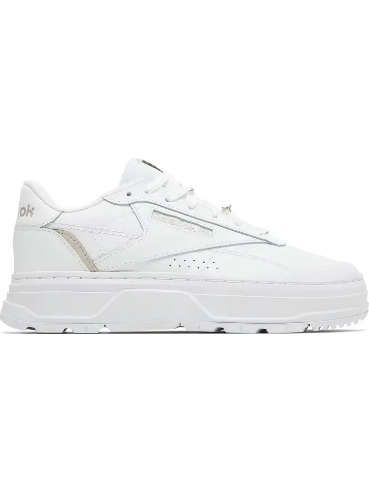 Кроссовки wmns club c double geo 'white moonstone' Reebok — изображение 1 из 8, белый