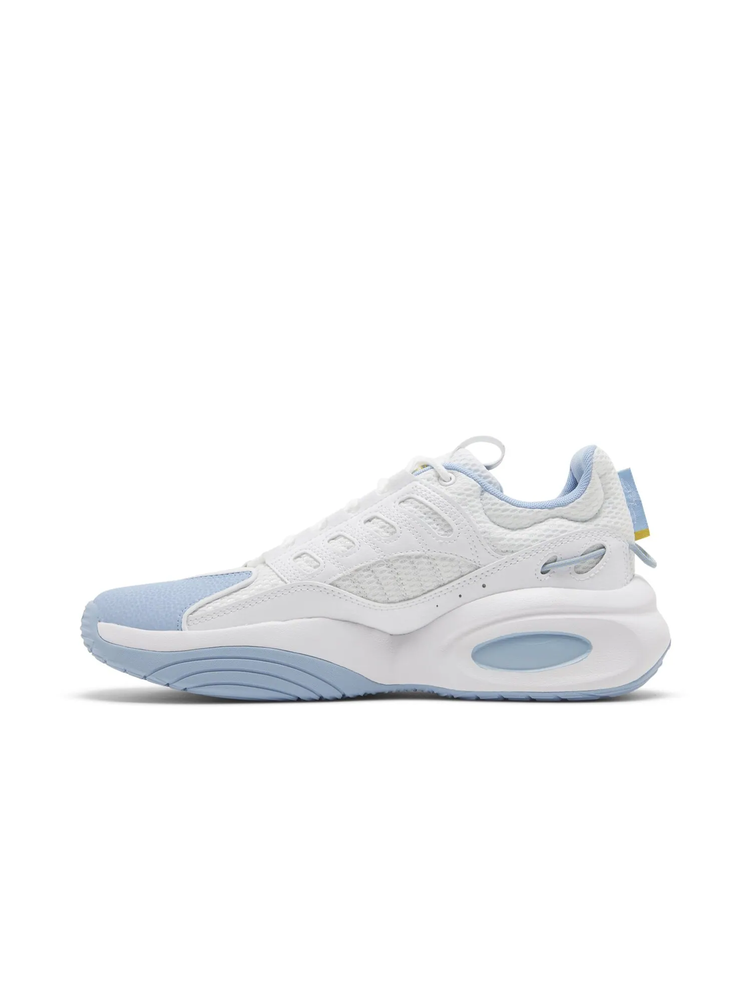Кроссовки Solution Mid Reebok — изображение 3 из 8, белый/синий/желтый