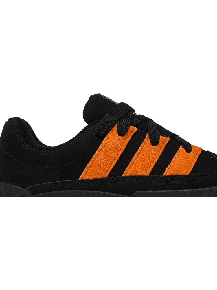 Кроссовки Adidas Jamal Smith x Adimatic 'Black Orange Rush' — изображение 2 из 8, черный