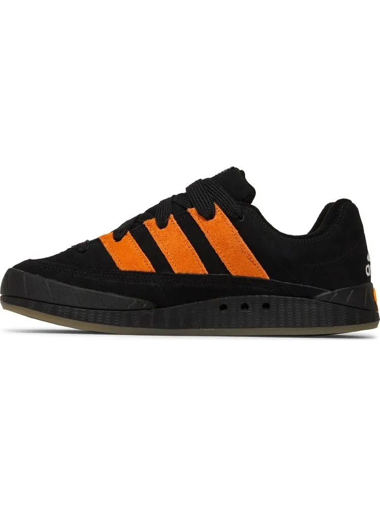 Кроссовки Adidas Jamal Smith x Adimatic 'Black Orange Rush' — изображение 3 из 8, черный