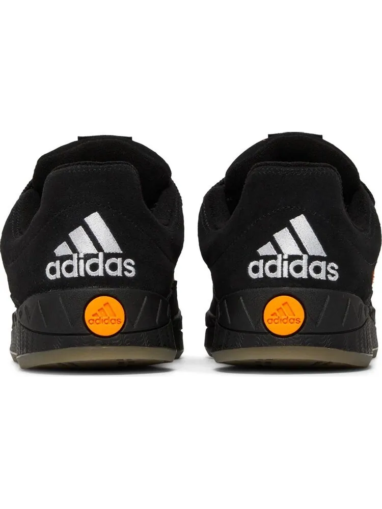 Кроссовки Adidas Jamal Smith x Adimatic 'Black Orange Rush' — изображение 6 из 8, черный