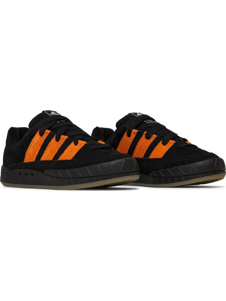 Кроссовки Adidas Jamal Smith x Adimatic 'Black Orange Rush' — изображение 8 из 8, черный
