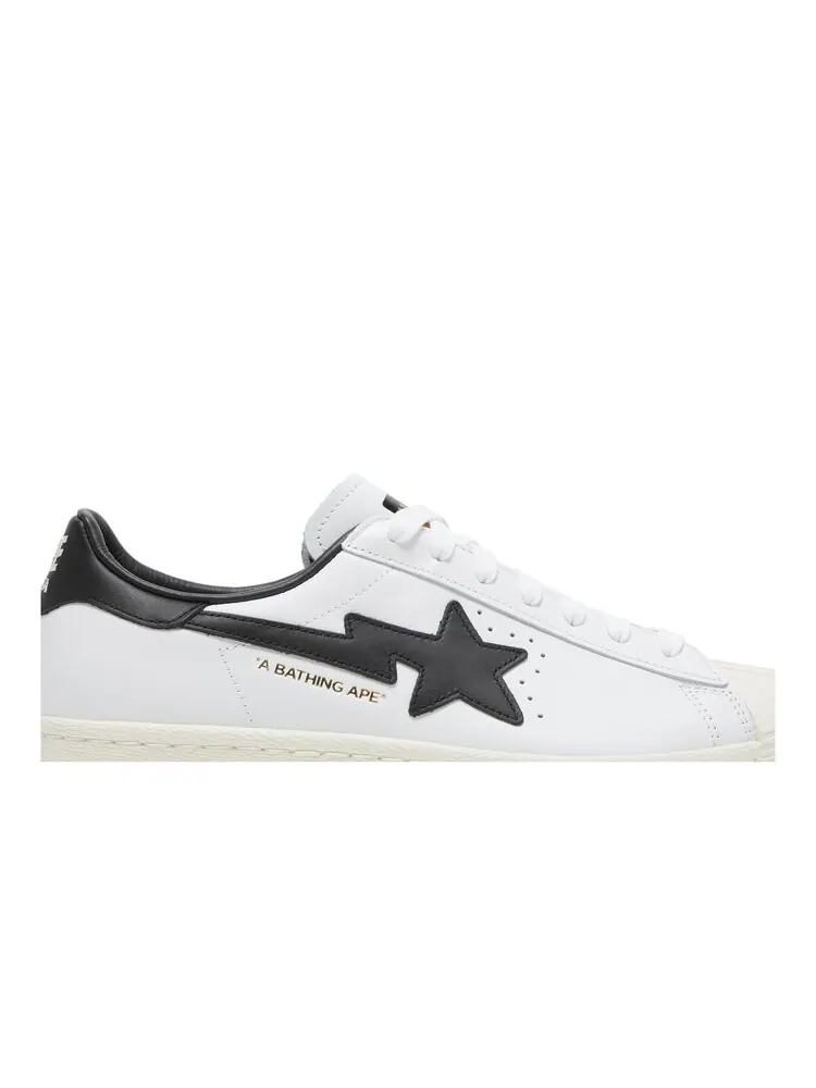 Кроссовки Adidas BAPE x Superstar — изображение 2 из 4, белый