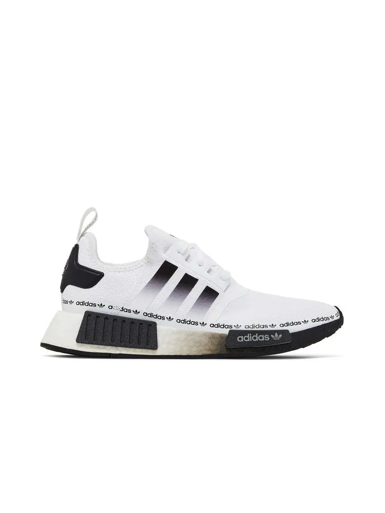 Кроссовки adidas NMD_R1 'White Black Gradient' — изображение 2 из 9, белый/черный/белый