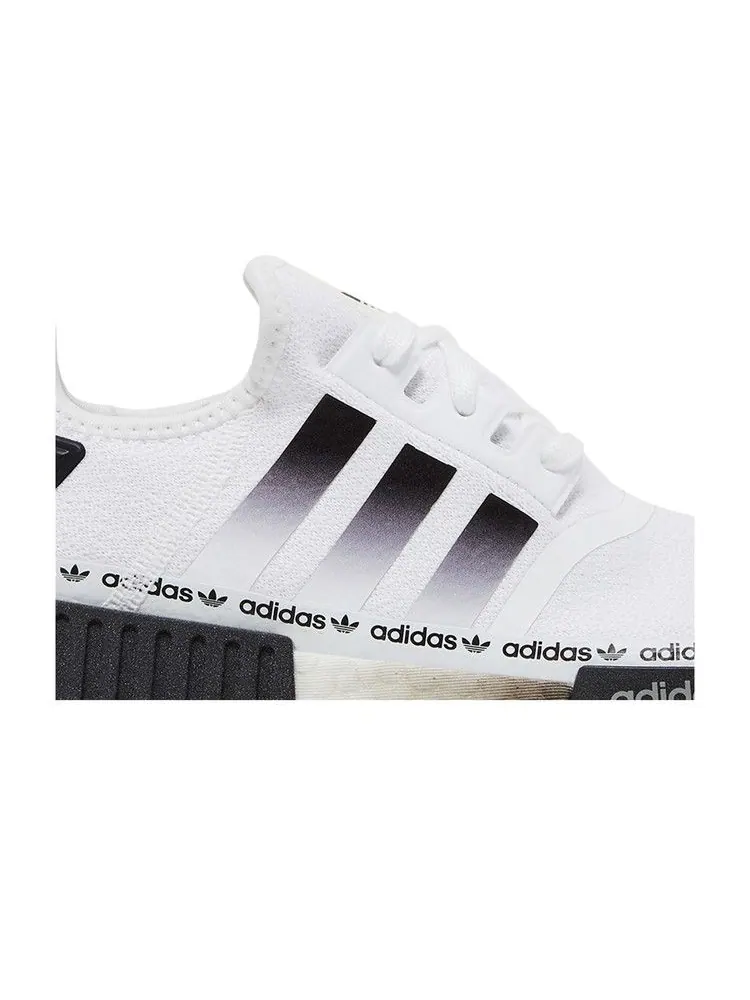 Кроссовки adidas NMD_R1 'White Black Gradient' — изображение 3 из 9, белый/черный/белый