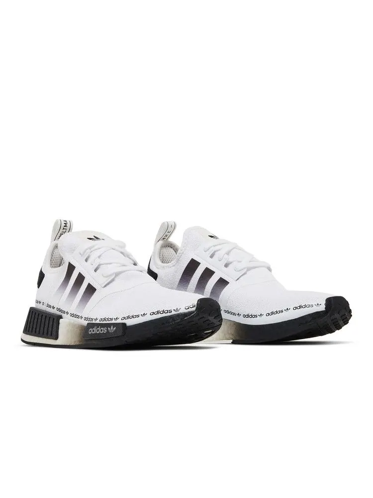 Кроссовки adidas NMD_R1 'White Black Gradient' — изображение 9 из 9, белый/черный/белый