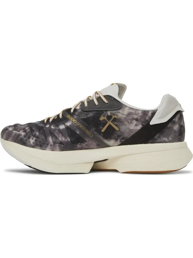 Кроссовки Adidas Tinman Elite x Adizero Adios Pro 2 'Grey Gold Metallic' — изображение 3 из 8, серый