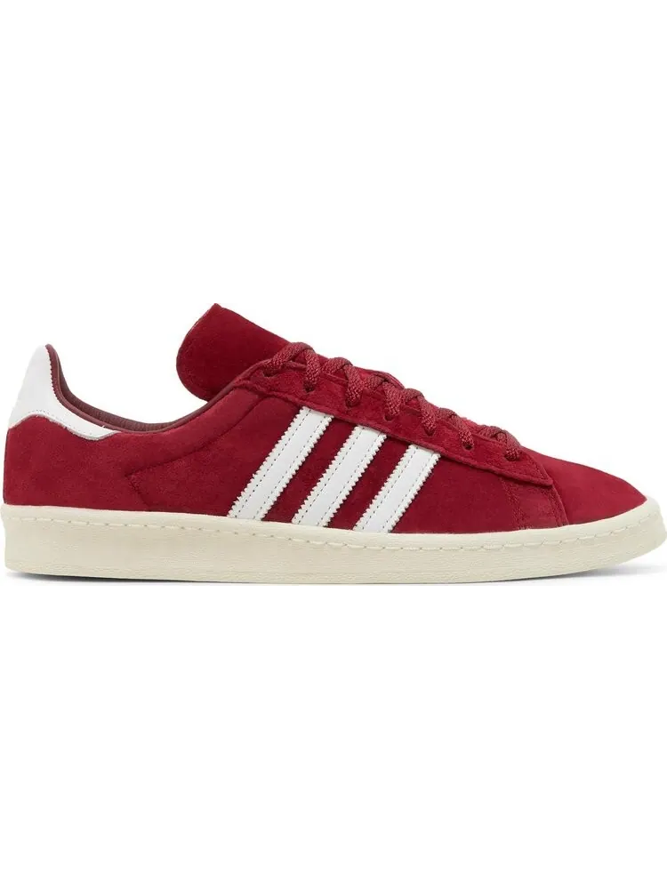 Кроссовки Adidas Campus 80s — изображение 1 из 8, бордовый/белый