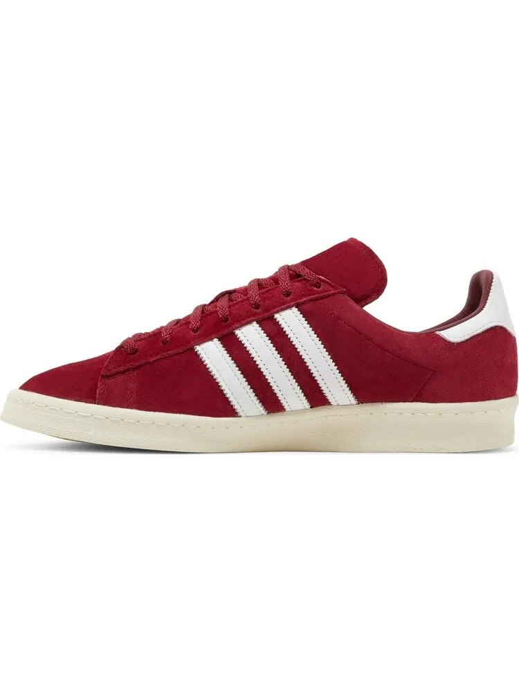 Кроссовки Adidas Campus 80s — изображение 3 из 8, бордовый/белый