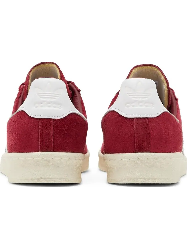 Кроссовки Adidas Campus 80s — изображение 6 из 8, бордовый/белый