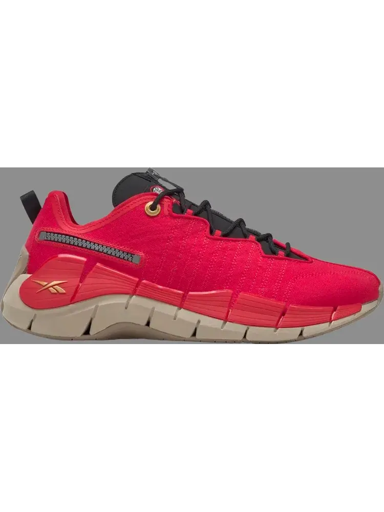 Кроссовки the money heist x zig kinetica 2 'red jumpsuit' Reebok — изображение 1 из 1, красный