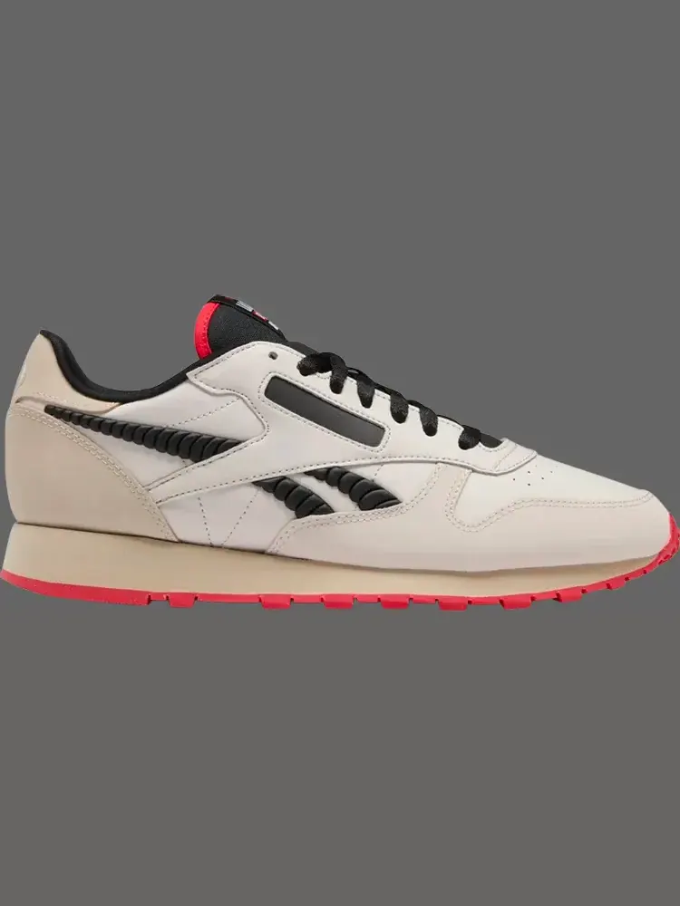Кроссовки the money heist x classic leather 'dali mask' Reebok — изображение 1 из 1, белый
