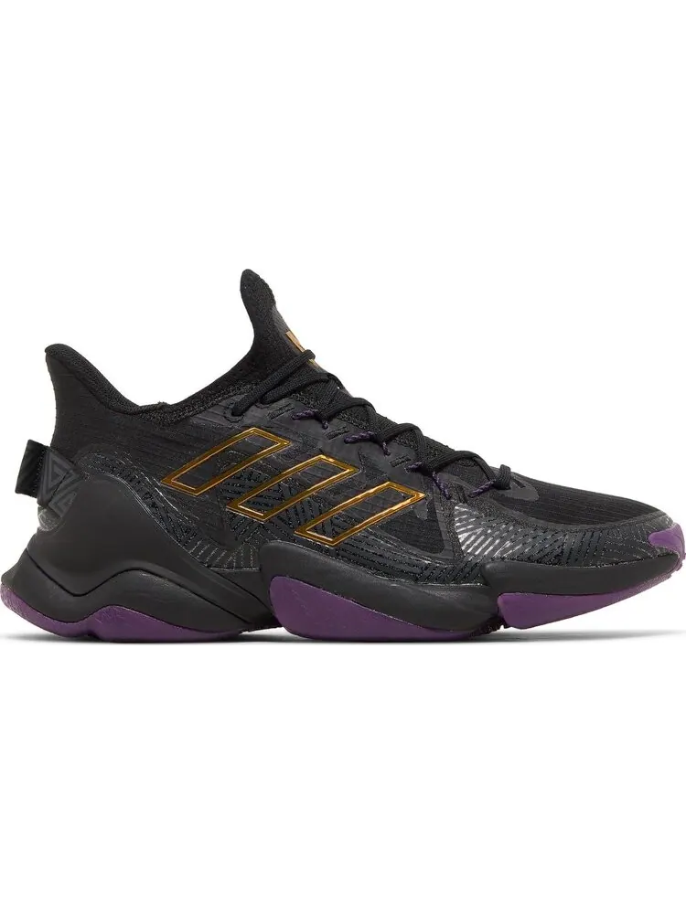 Кроссовки Adidas Marvel x Mahomes 1 Impact FLX 'Black Panther' — изображение 1 из 8, черный