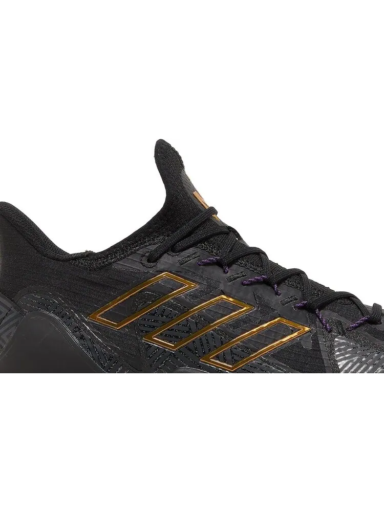 Кроссовки Adidas Marvel x Mahomes 1 Impact FLX 'Black Panther' — изображение 2 из 8, черный