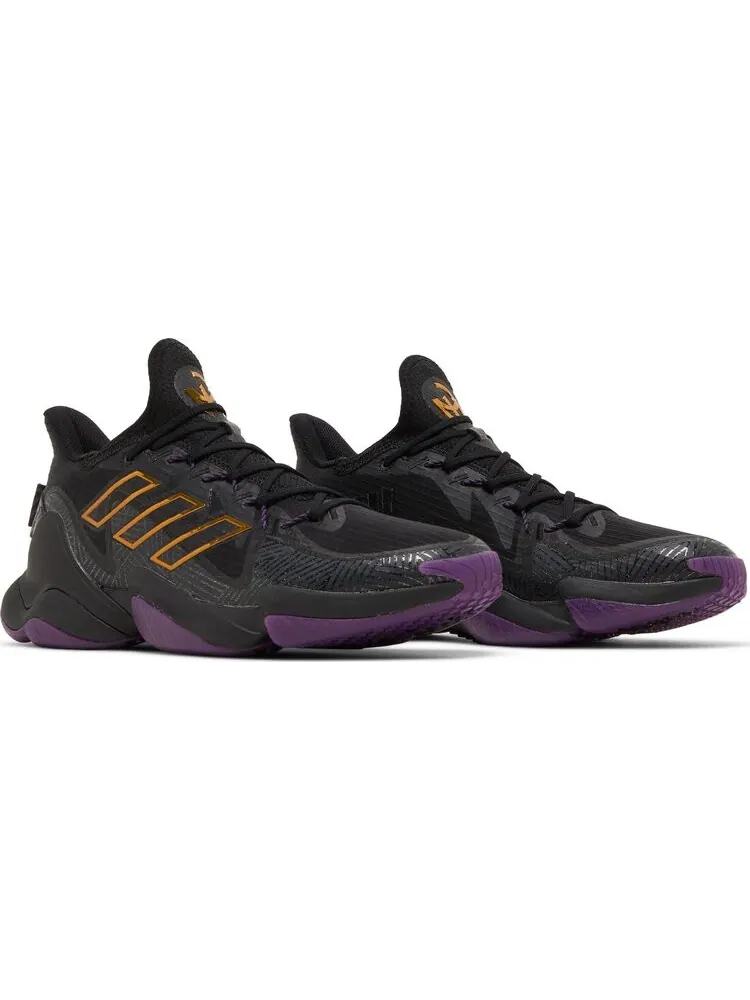 Кроссовки Adidas Marvel x Mahomes 1 Impact FLX 'Black Panther' — изображение 8 из 8, черный