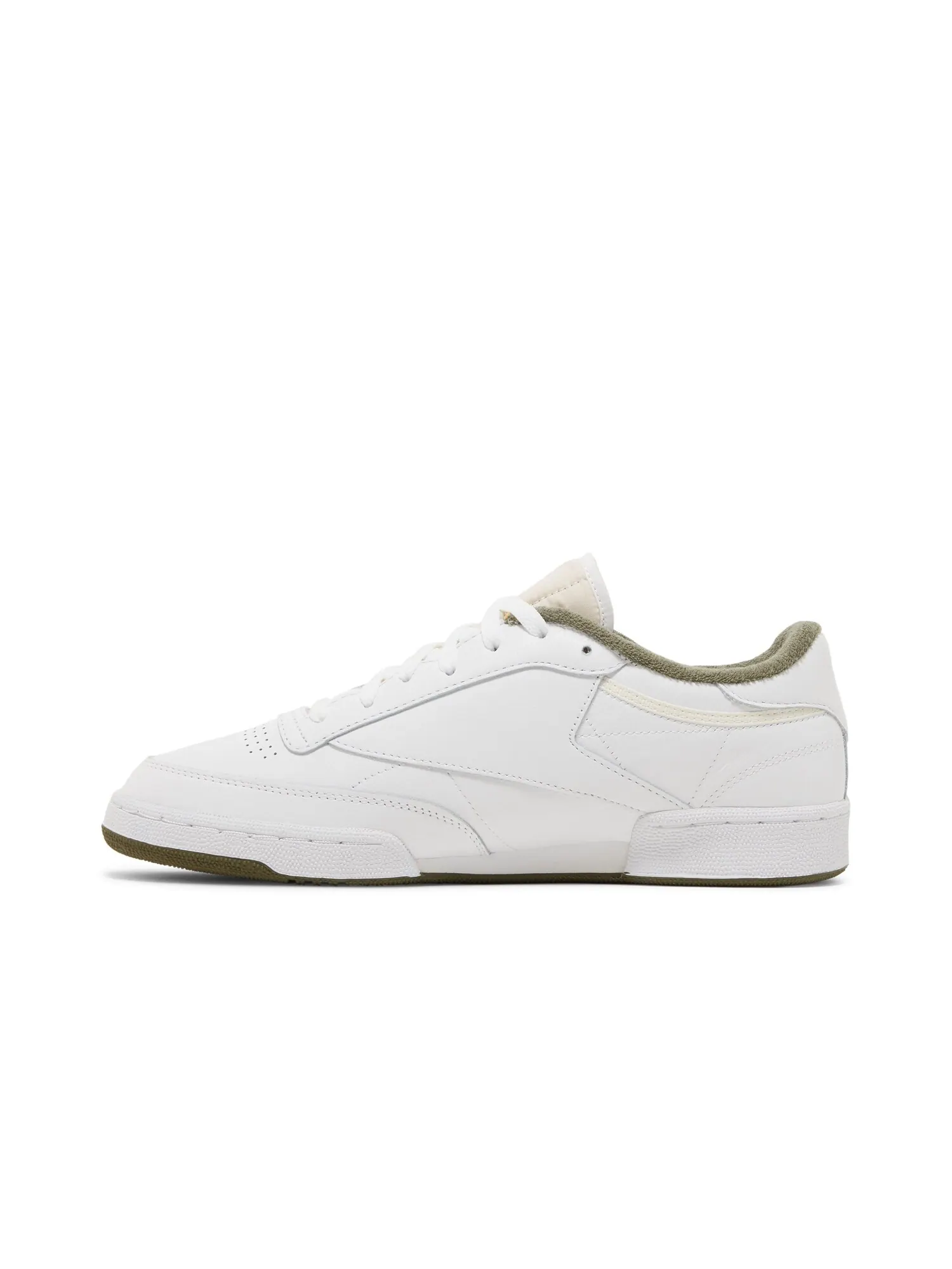 Кроссовки JJJJound x Club C 85 Reebok — изображение 3 из 8, белый