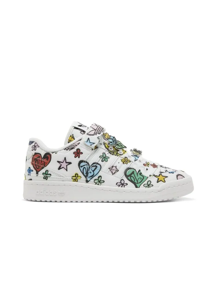 Кроссовки Adidas Jeremy Scott x Forum 84 Low — изображение 1 из 4, белый