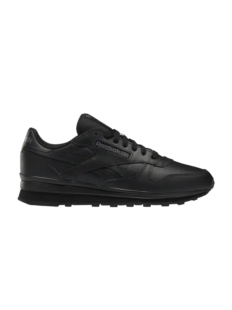 Кроссовки Reebok Classic Leather Clip 'Triple Black' — изображение 1 из 1, черный/черный/черный