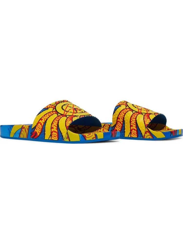 Сандалии Adidas Sean Wotherspoon x Hot Wheels x Adilette Slides — изображение 8 из 8, синий
