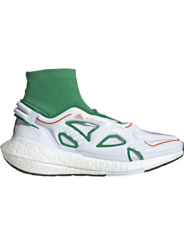 Кроссовки Adidas Stella McCartney x Wmns UltraBoost 22 'Green White' — изображение 1 из 1, зеленый