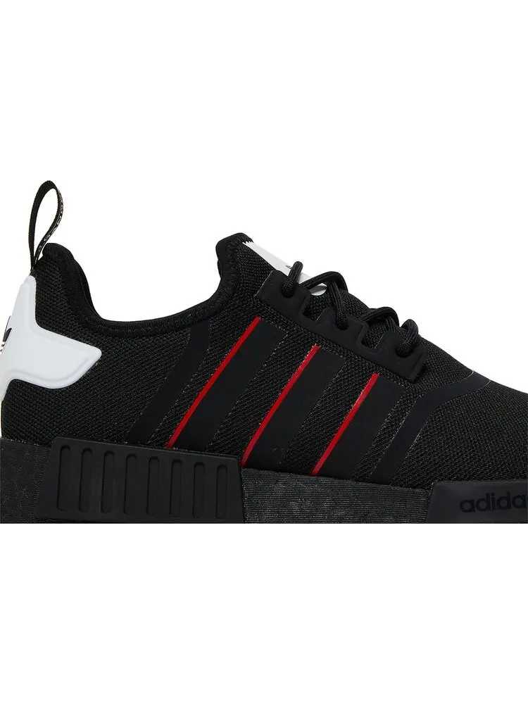 Кроссовки Adidas NMD R1 — изображение 2 из 8, черный/белый/красный