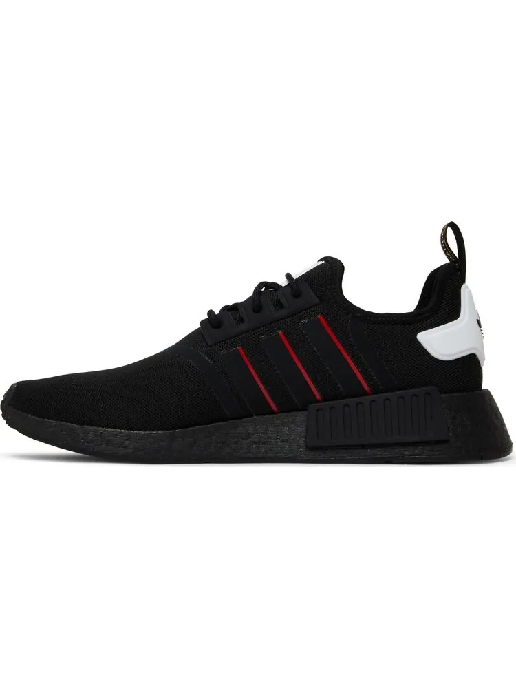 Кроссовки Adidas NMD R1 — изображение 3 из 8, черный/белый/красный