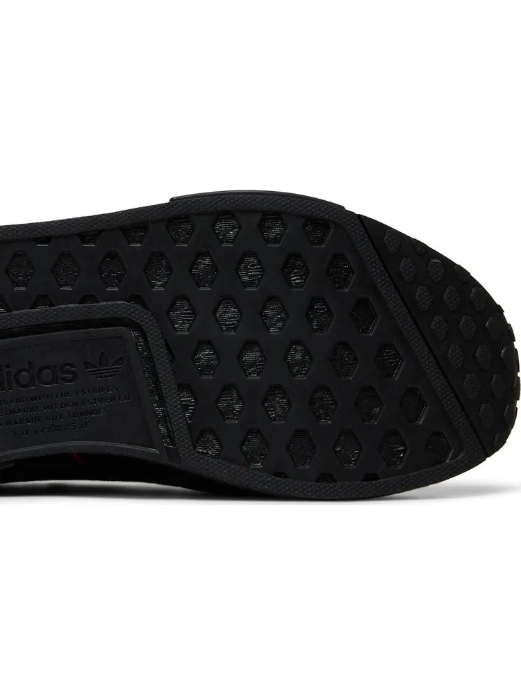 Кроссовки Adidas NMD R1 — изображение 5 из 8, черный/белый/красный