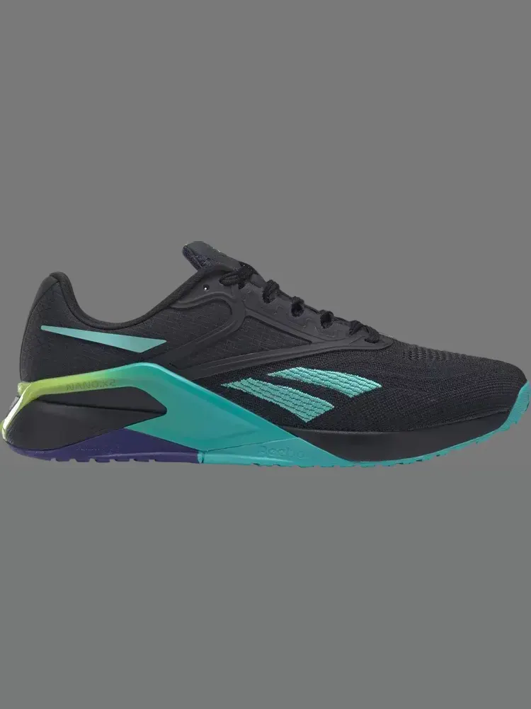 Кроссовки nano x2 'black teal gradient' Reebok — изображение 1 из 1, черный