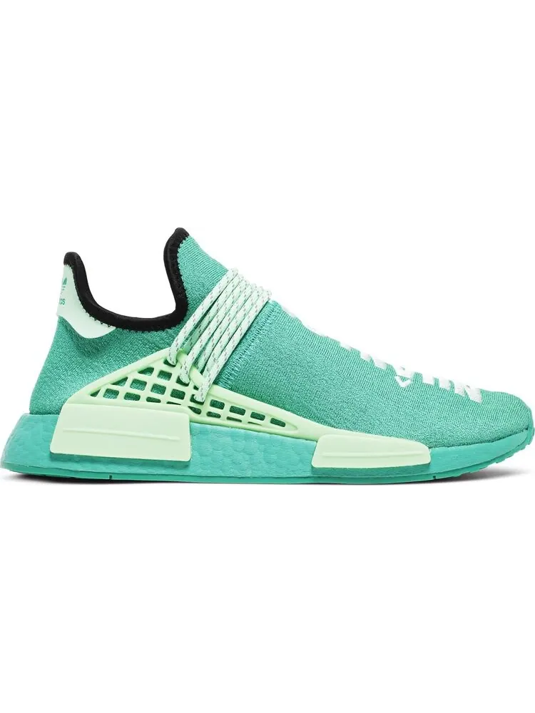 Кроссовки Adidas Pharrell x NMD Human Race 'Core Green' — изображение 1 из 8, зеленый