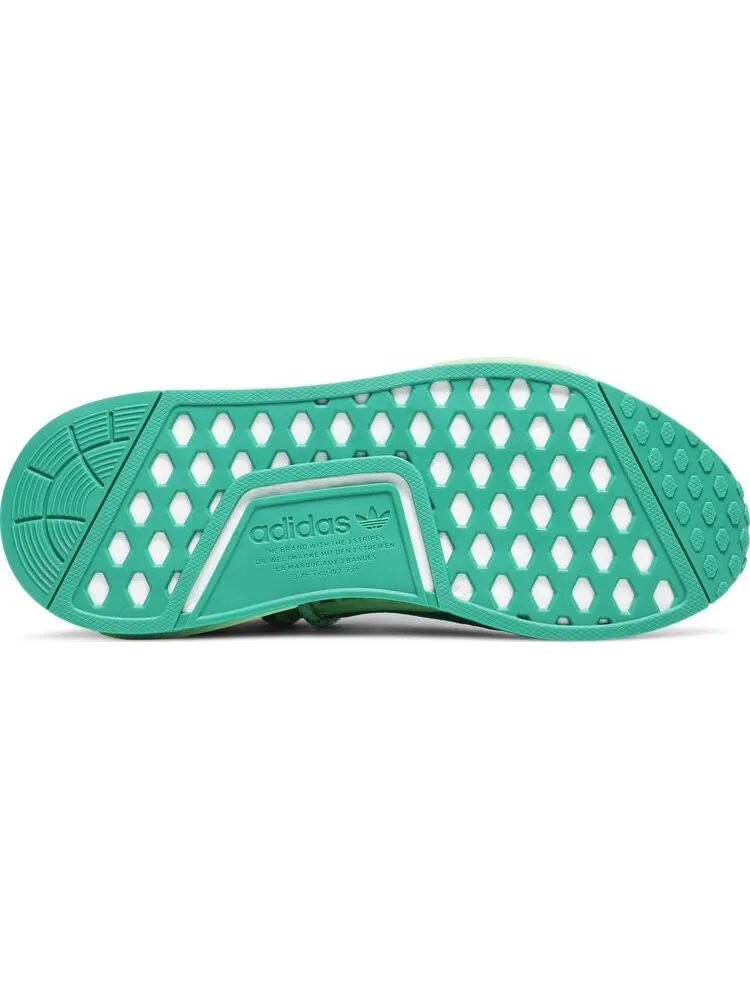 Кроссовки Adidas Pharrell x NMD Human Race 'Core Green' — изображение 4 из 8, зеленый
