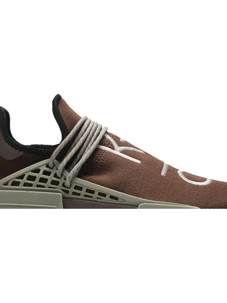Кроссовки Adidas Pharrell x NMD Human Race 'Chocolate' — изображение 2 из 8, коричневый