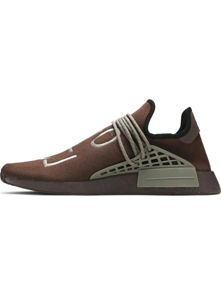 Кроссовки Adidas Pharrell x NMD Human Race 'Chocolate' — изображение 3 из 8, коричневый
